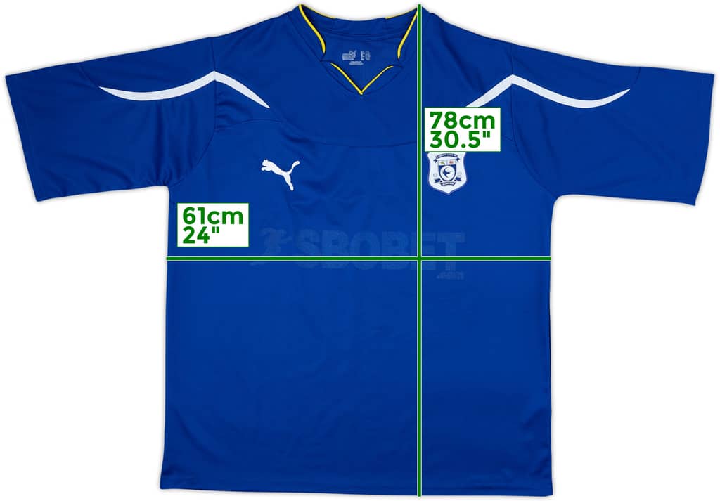 2010-11 Cardiff Home Shirt - 4/10 - (XL)