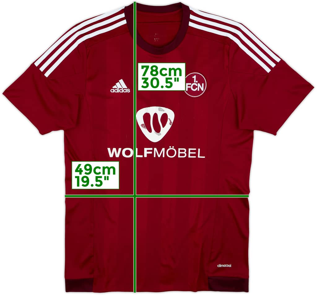 2015-16 Nurnberg Camiseta Local - 7/10 - (L)
