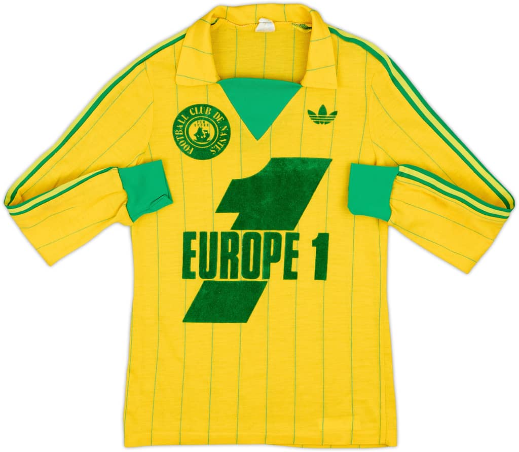 1980-81 Nantes Home L/S Shirt - 9/10 - (S.Boys)
