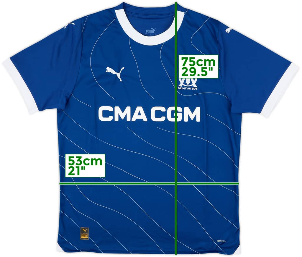 2023-24 Olympique Marseille Away Shirt - 10/10 - (L)