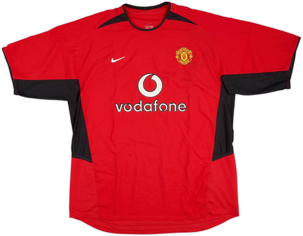 2002-04 Manchester United Home Shirt - 5/10 - (XL)