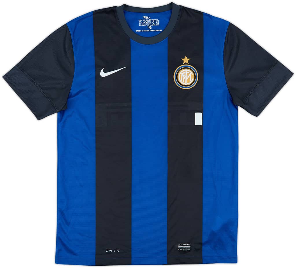 2012-13 Inter Milan Home Shirt - 4/10 - (M)