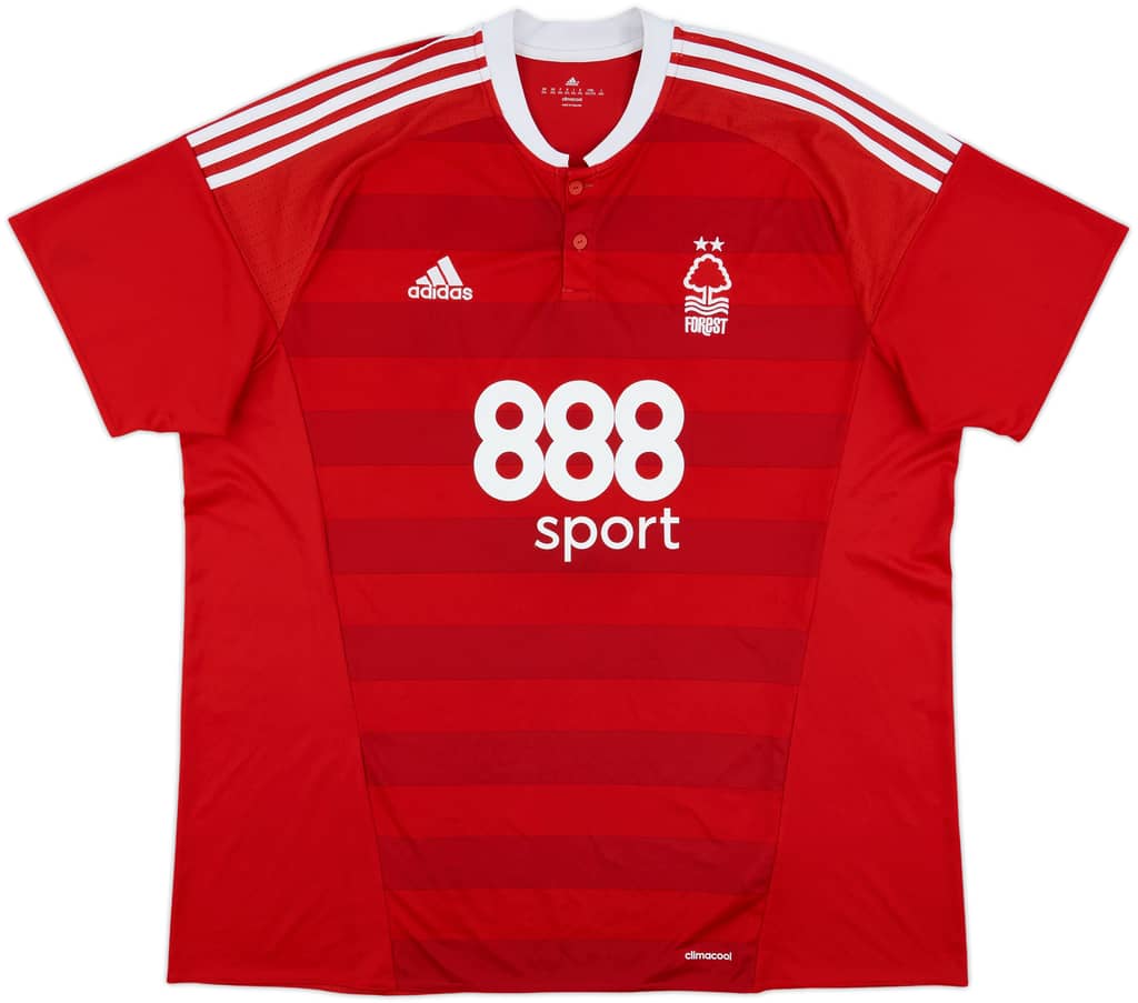 2016-17 Nottingham Forest Home Shirt - 9/10 - (XXL)