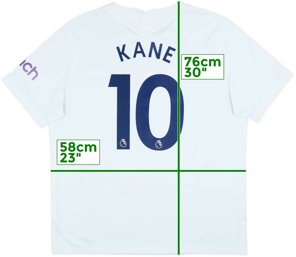 2021-22 Tottenham Home Shirt Kane #10 - 7/10 - (XL)