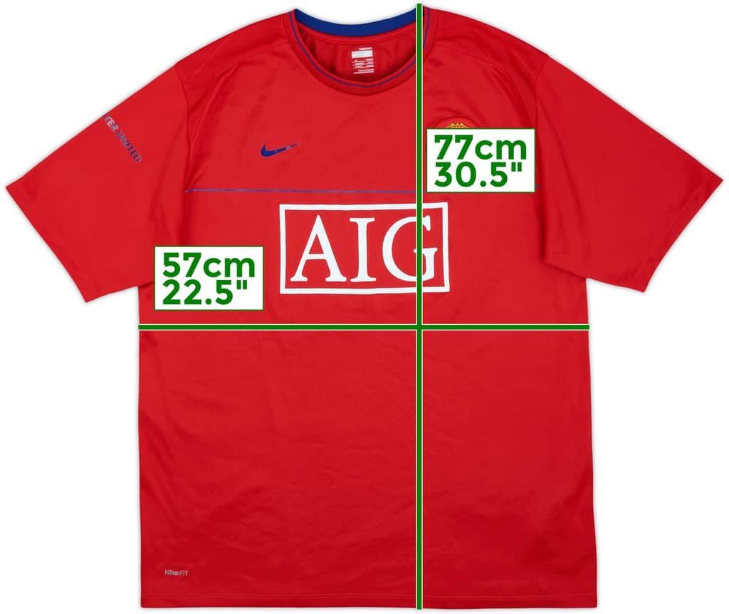 2008-09 Manchester United Nike Training Shirt - 10/10 - (XL)