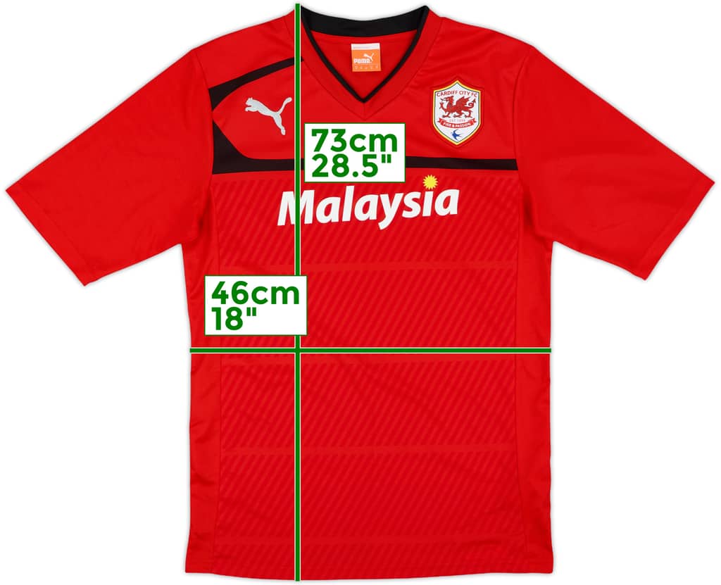 2012-13 Cardiff Home Shirt - 10/10 - (M)