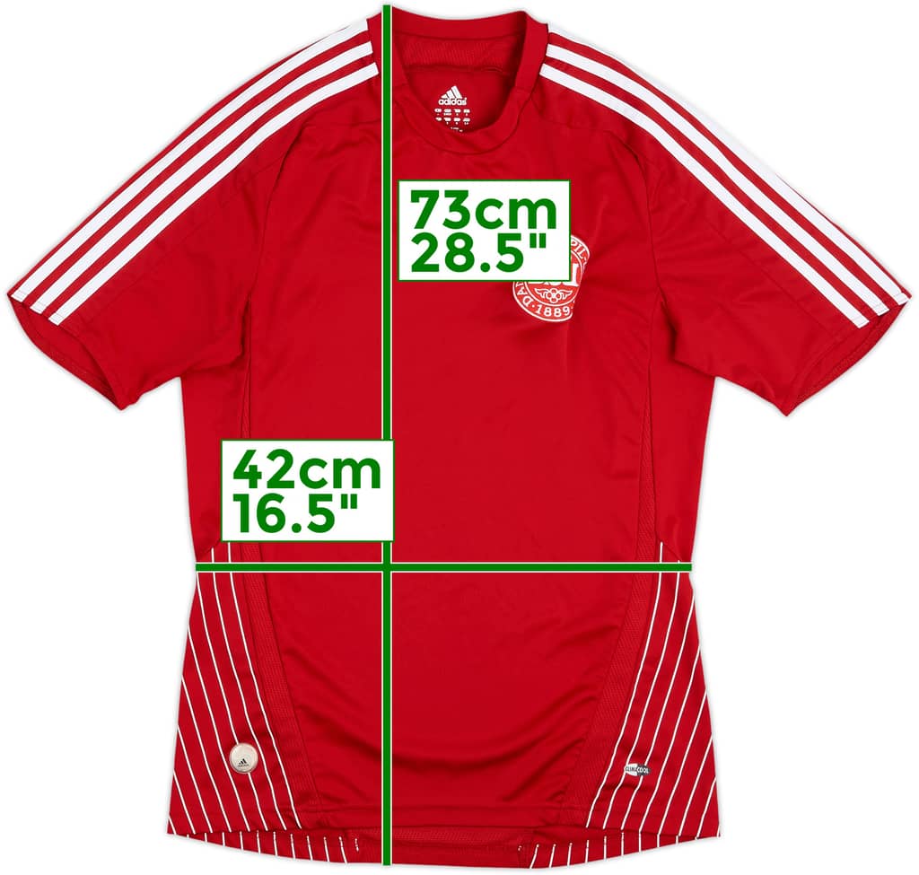 2007-10 Denmark Home Shirt - 9/10 - (S)