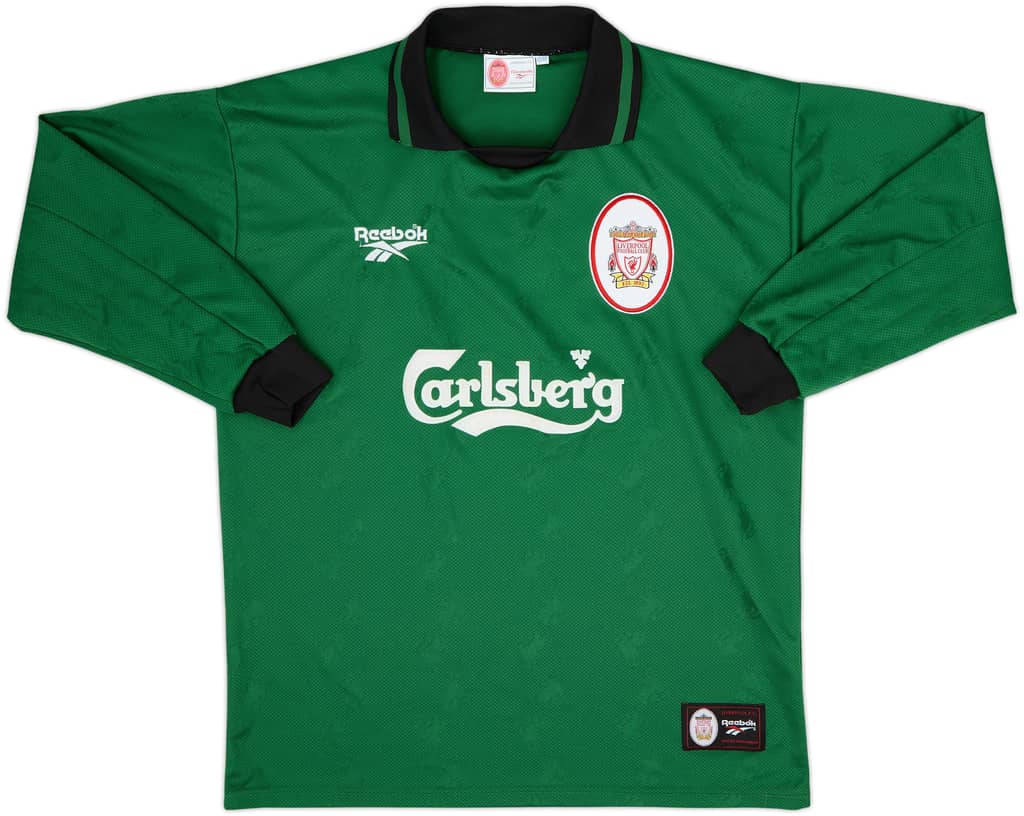 1996-97 Liverpool GK Shirt - 8/10 - (L)