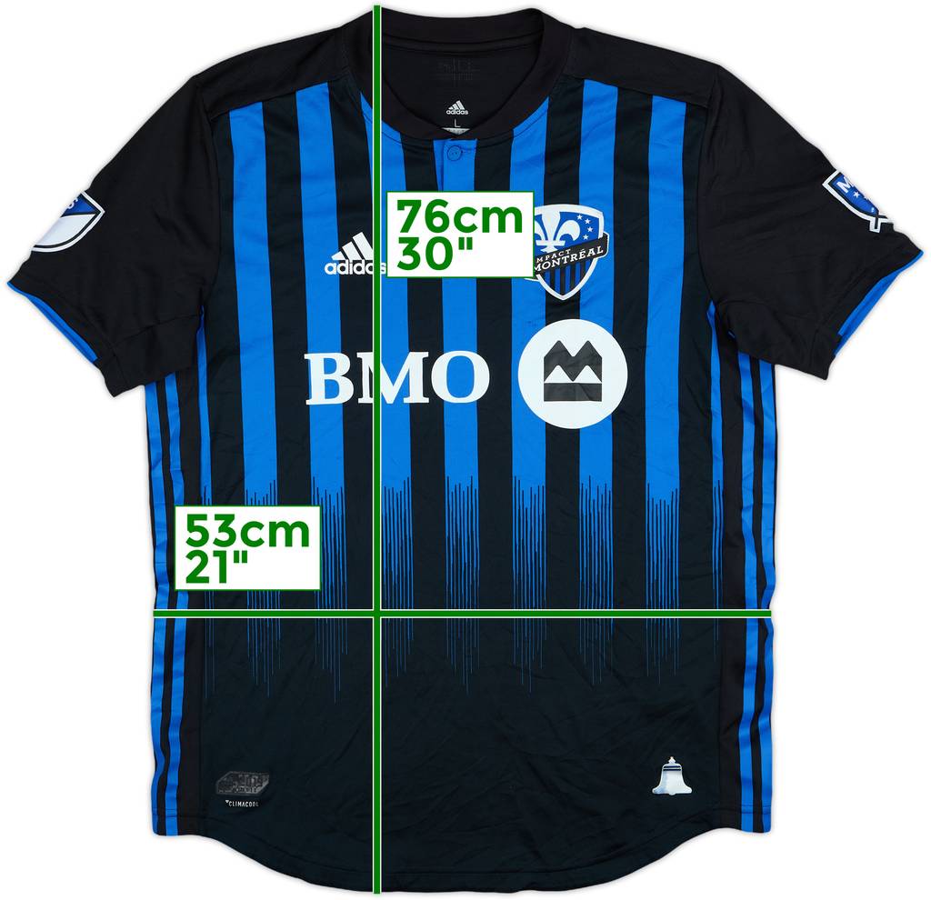 2019-20 Montreal Impact Authentic Home Shirt - 9/10 - (L)