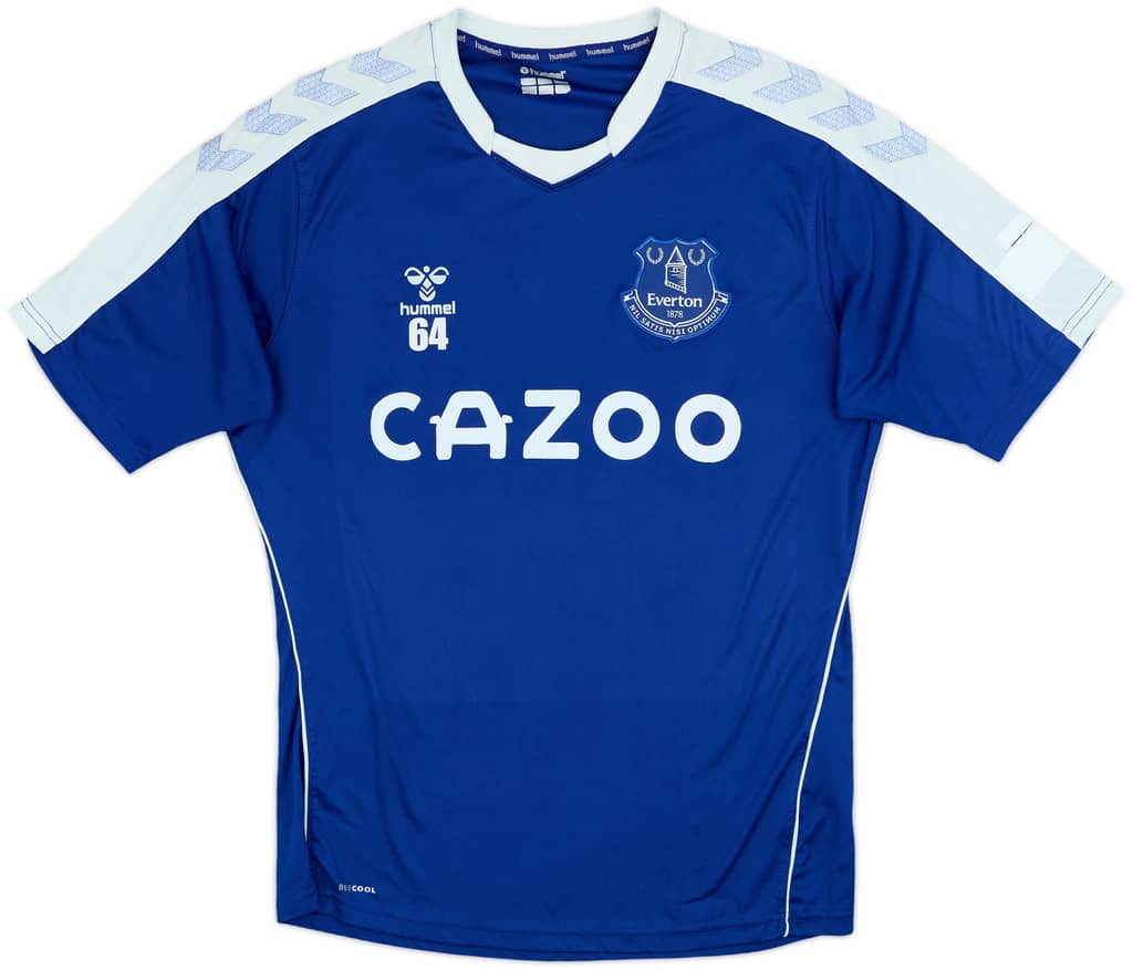 2021-22 Everton Hummel Player Issue Training Shirt #64 - 7/10 - (M)