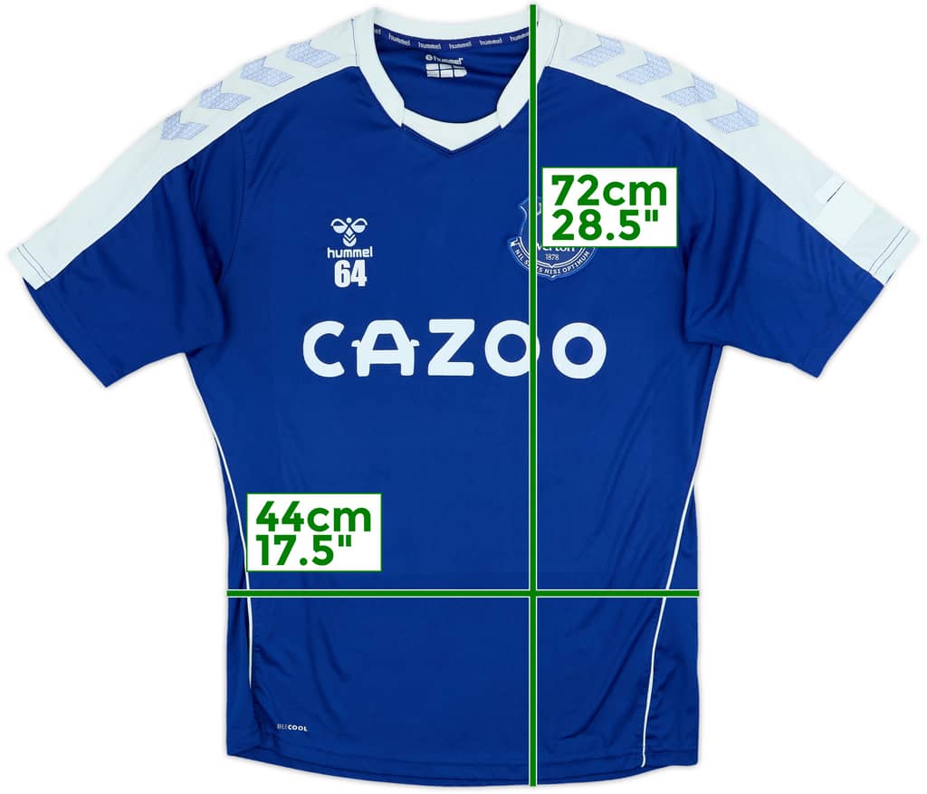 2021-22 Everton Hummel Player Issue Training Shirt #64 - 7/10 - (M)