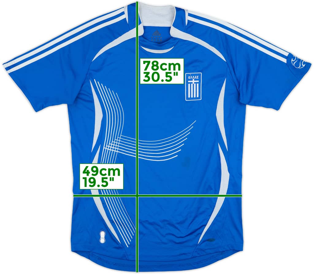 2006-07 Greece Home Shirt - 7/10 - (M)