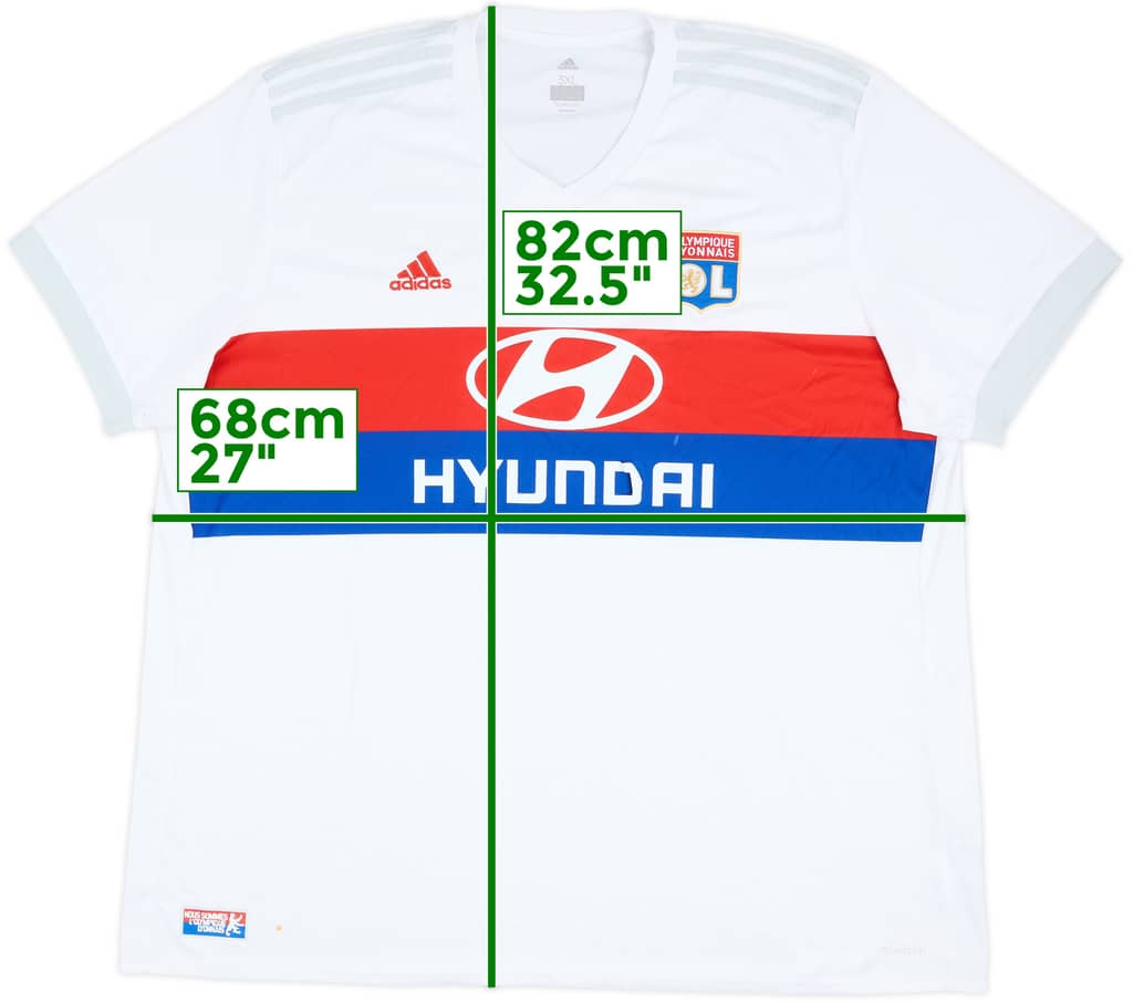 2017-18 Lyon Home Shirt - 5/10 - (3XL)