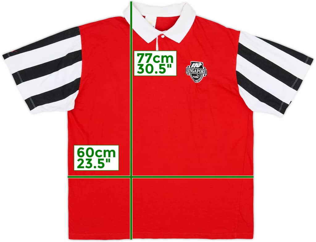 1995 Singapore Puma Polo Shirt - 10/10 - (XXL)