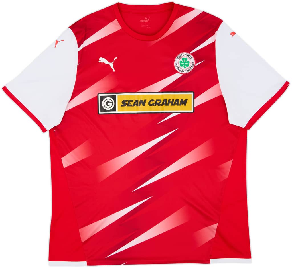 2021-23 Cliftonville Home Shirt - 6/10 - (XXL)