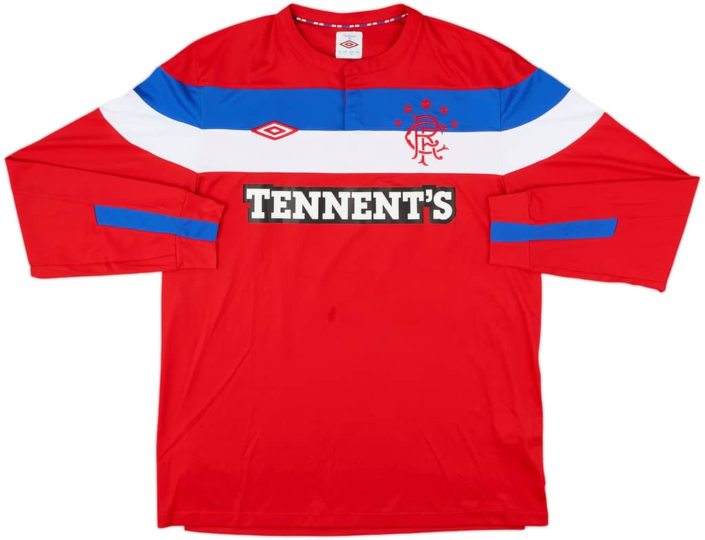 2011-12 Rangers Away L/S Shirt - 7/10 - (L)