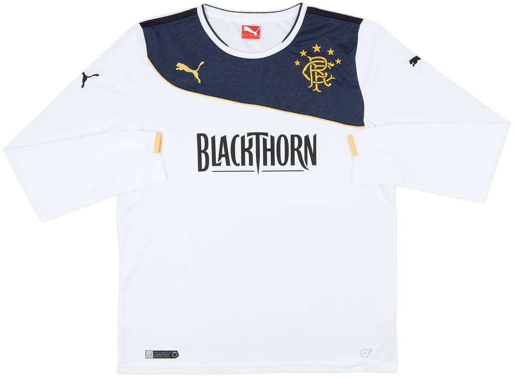 2013-14 Rangers Away L/S Shirt - 9/10 - (L)