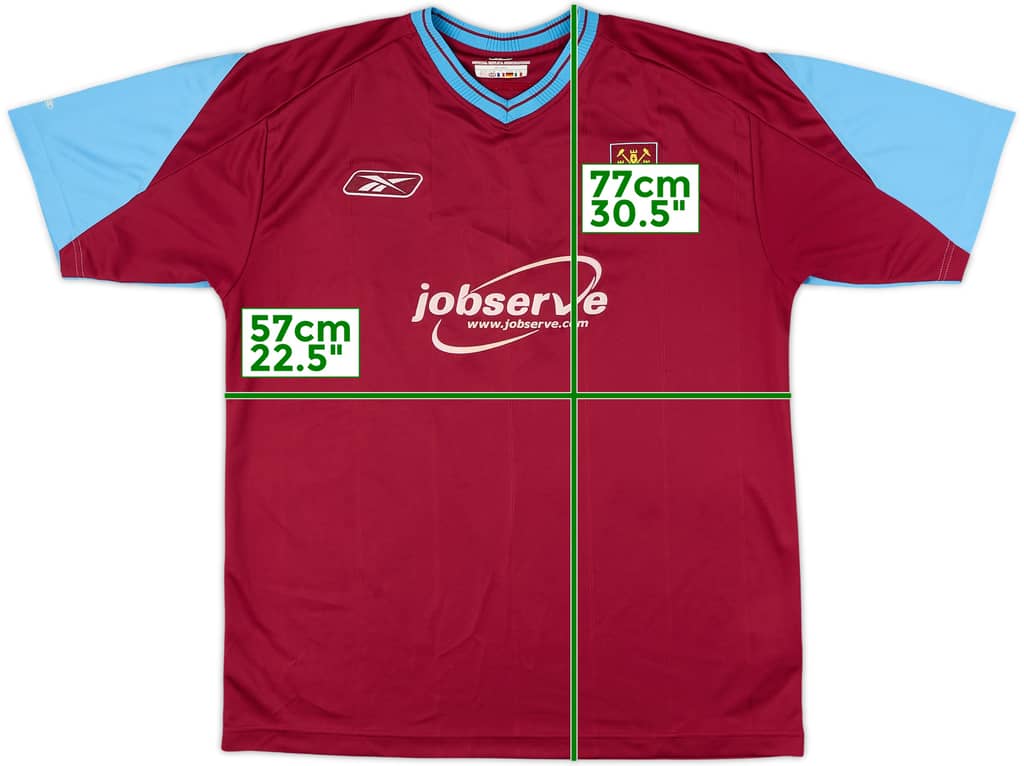 2003-05 West Ham Home Shirt - 9/10 - (L)