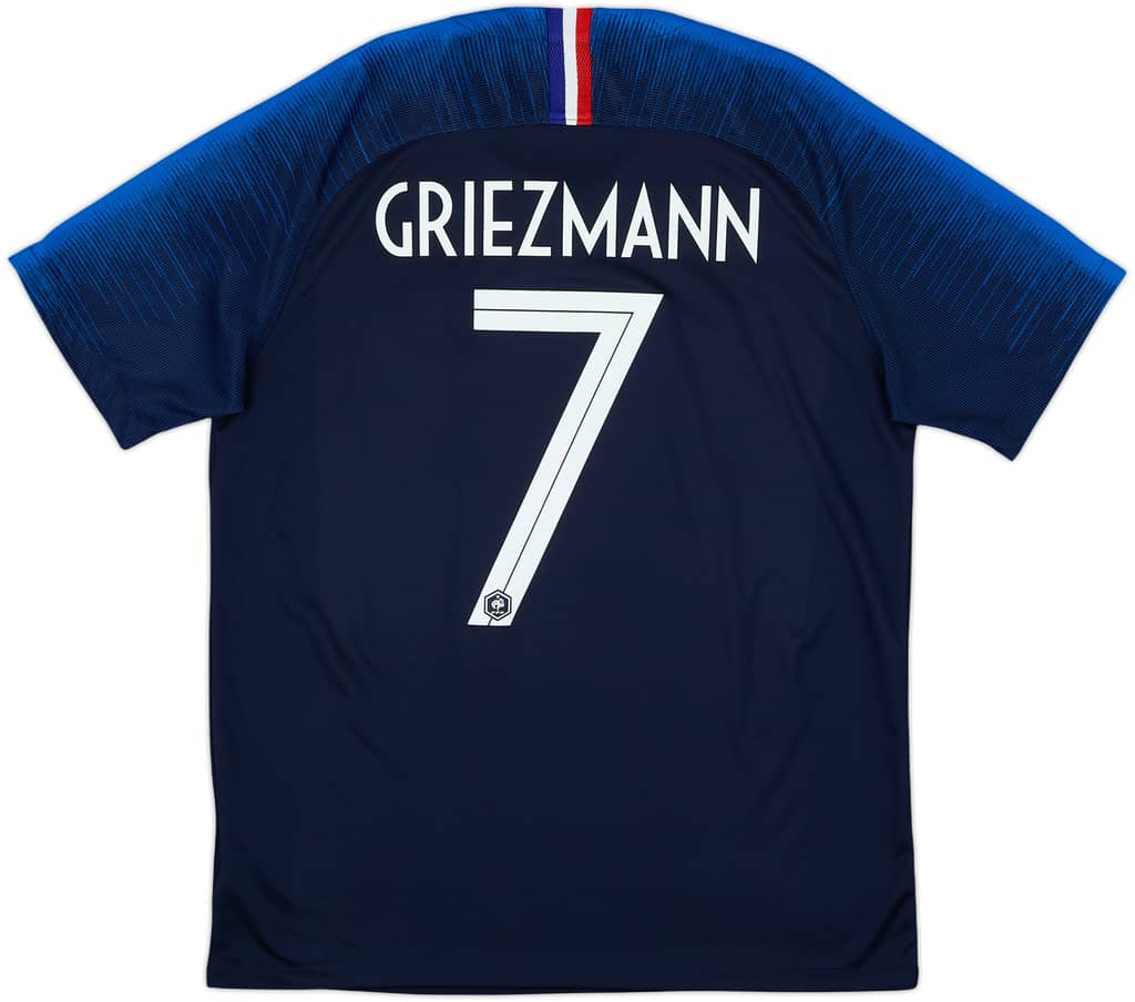2018 France Home Shirt Griezmann #7 - 8/10 - (S)