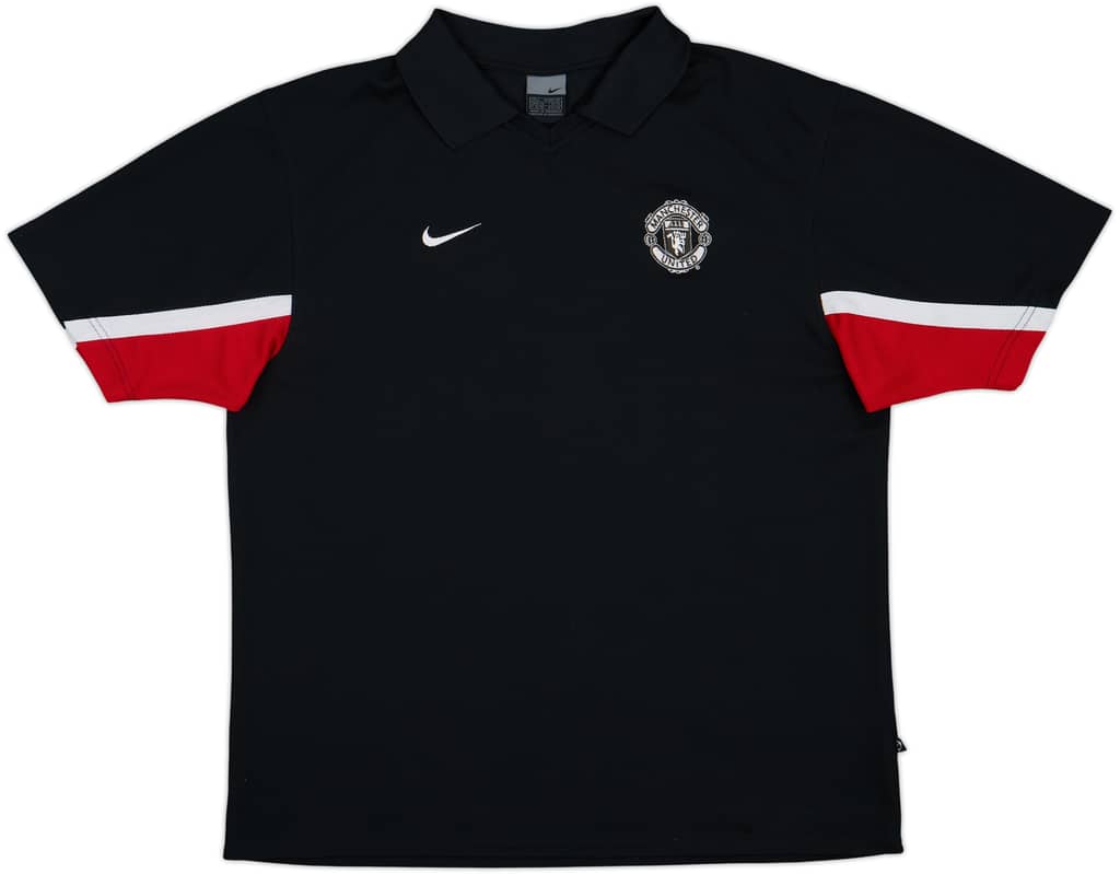 2003-04 Manchester United Nike Polo Shirt - 10/10 - (L)