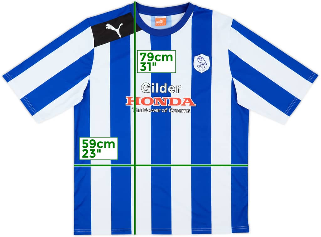 2012-13 Sheffield Wednesday Home Shirt - 10/10 - (XXL)