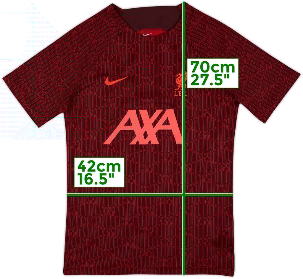2022-23 Liverpool Nike Training Shirt - 10/10 - (S)