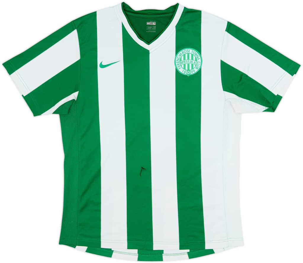 2007-08 Ferencvaros Player Issue Home Shirt - 4/10 - (L)