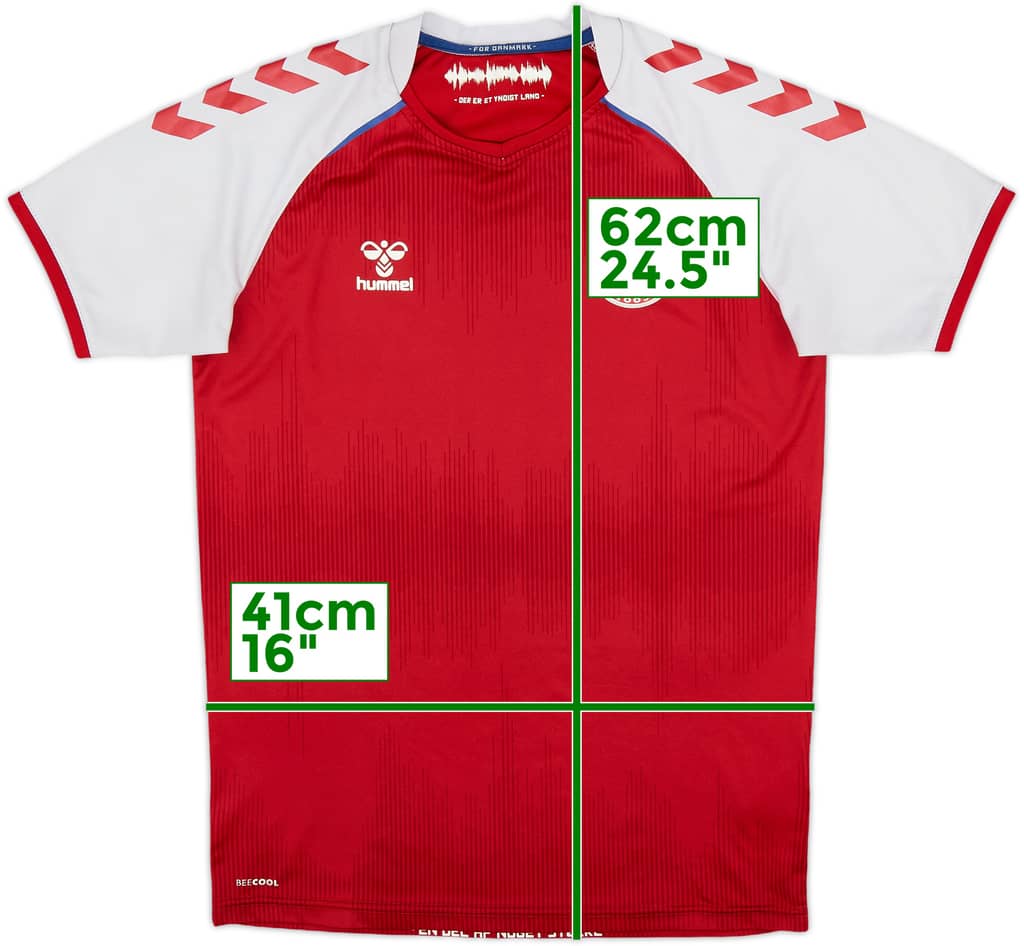 2020-21 Denmark Home Shirt - 5/10 - (XL.Boys)