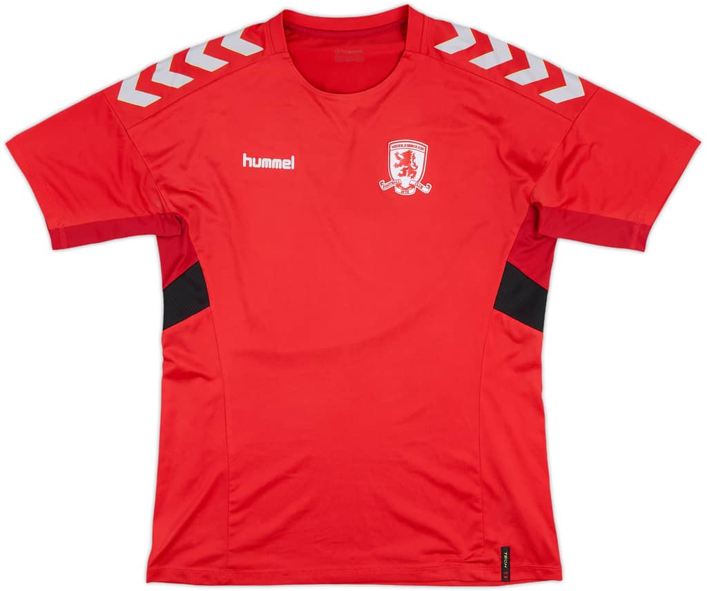 2018-19 Middlesbrough Hummel Training Shirt - 8/10 - (M)