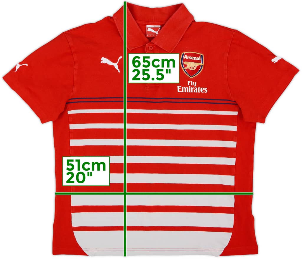 2014-15 Arsenal Puma Polo Shirt - 9/10 - (M)