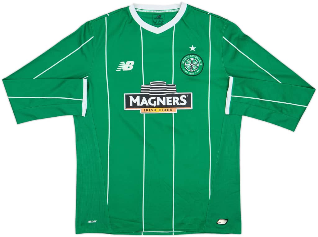 2015-16 Celtic Away L/S Shirt - 7/10 - (M)