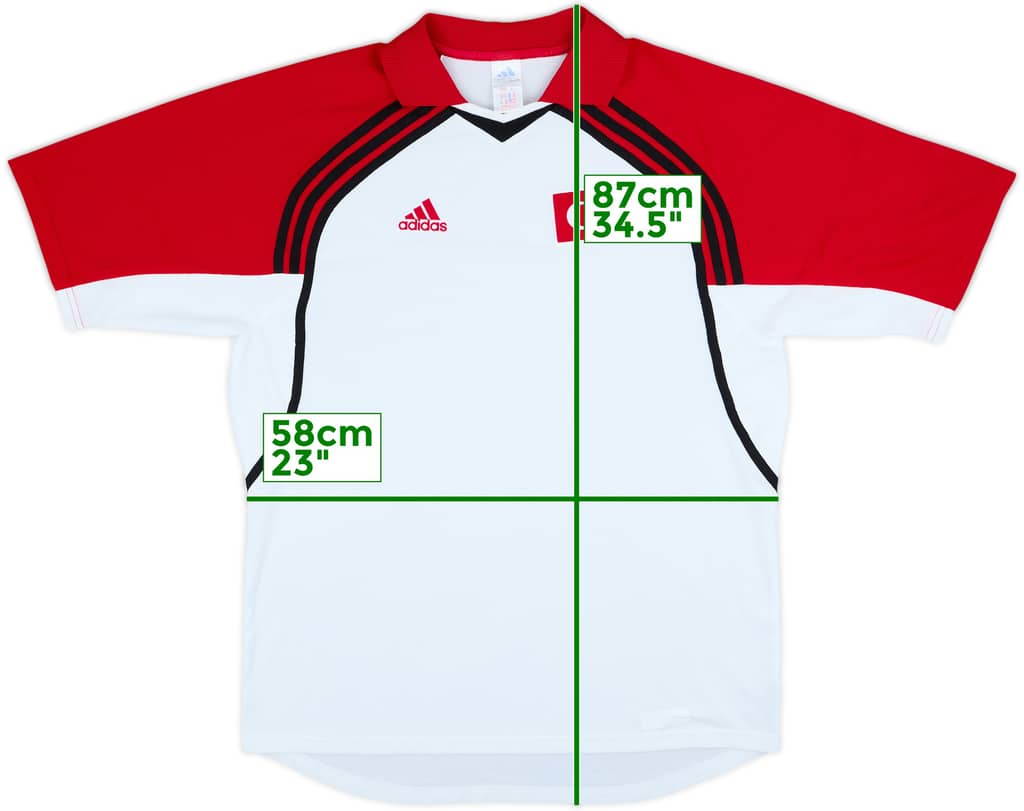 2000-02 Turkey adidas Training Shirt - 9/10 - (XL)