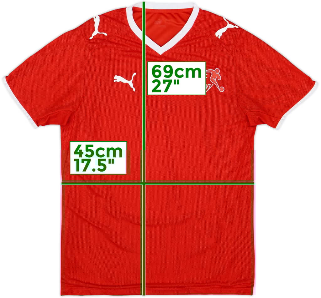 2008-10 Switzerland Home Shirt - 8/10 - (S)