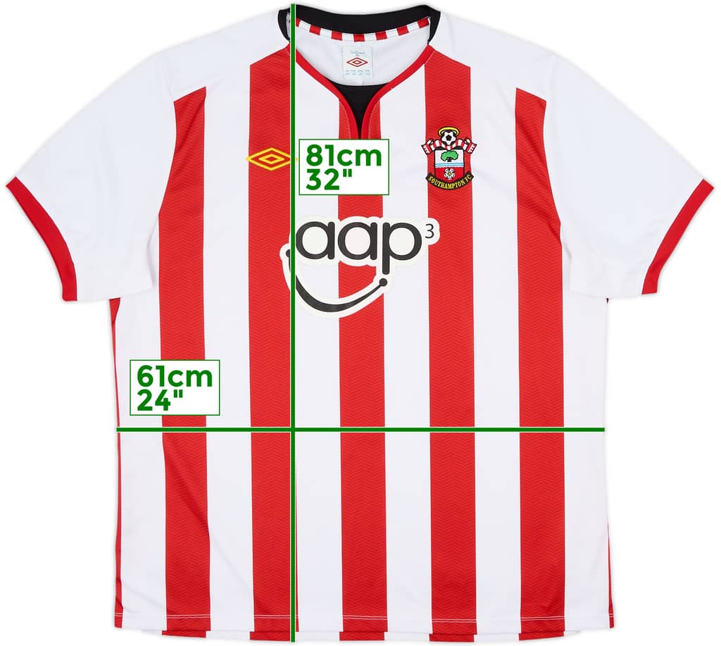 2011-12 Southampton Home Shirt - 5/10 - (3XL)