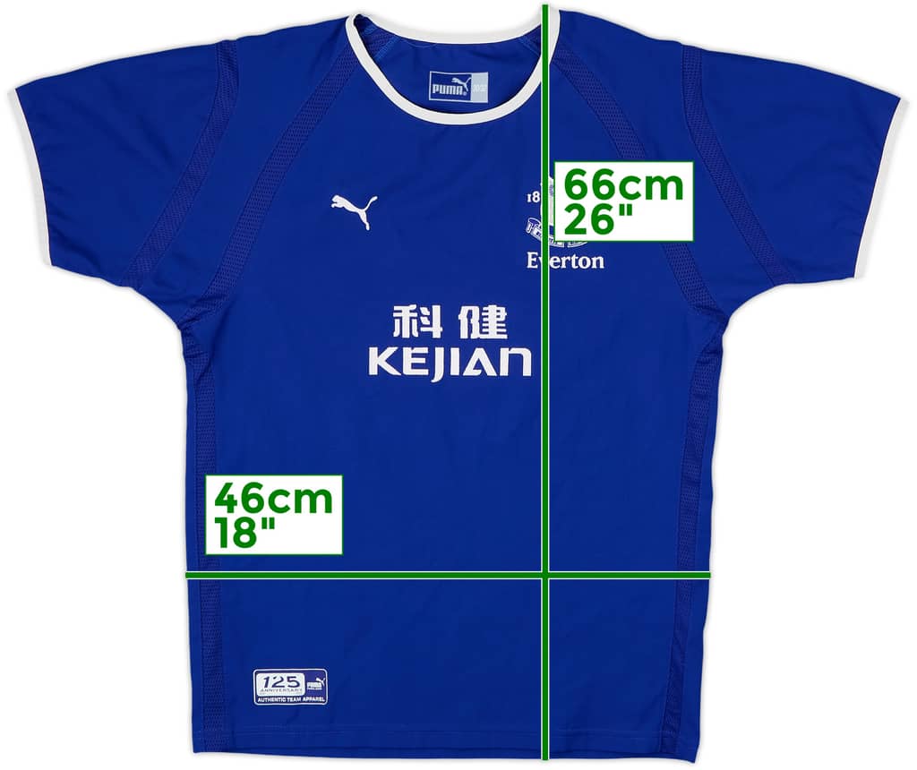 2003-04 Everton Home Shirt - 9/10 - (M.Boys)