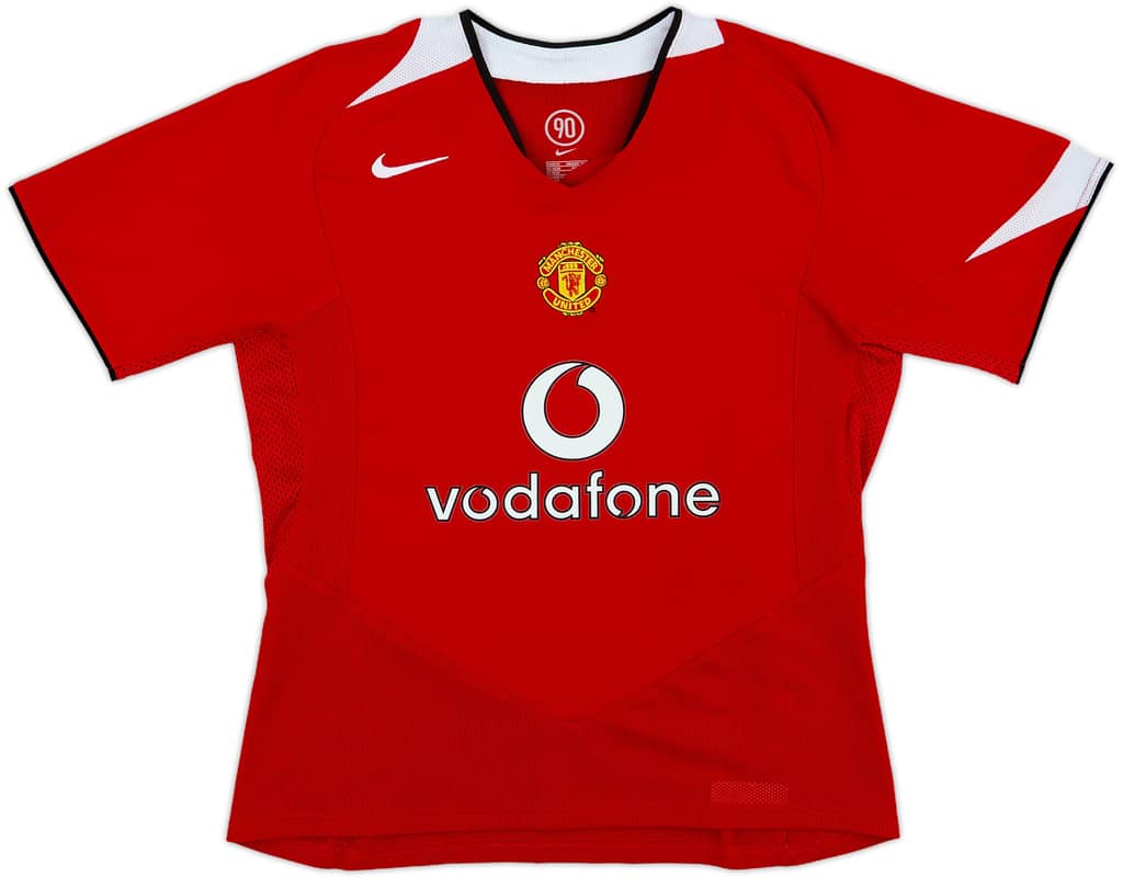 2004-06 Manchester United Home Shirt - 8/10 - (Women's M)