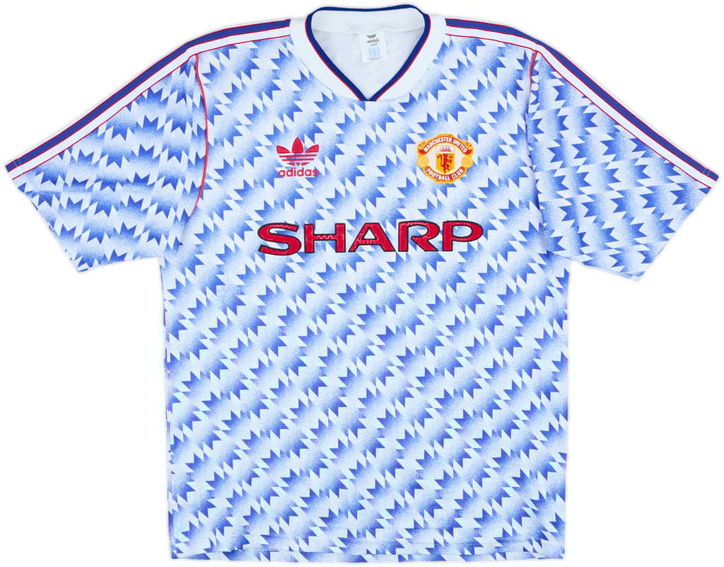 1990-92 Manchester United Away Shirt - 9/10 - (M)