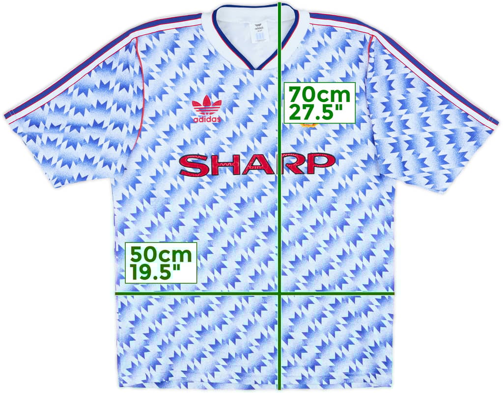 1990-92 Manchester United Away Shirt - 9/10 - (M)