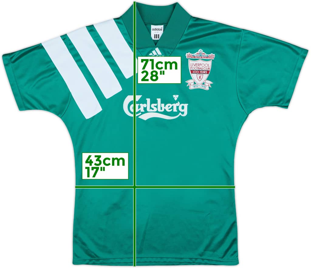 1992-93 Liverpool Centenary Away Shirt - 9/10 - (S)