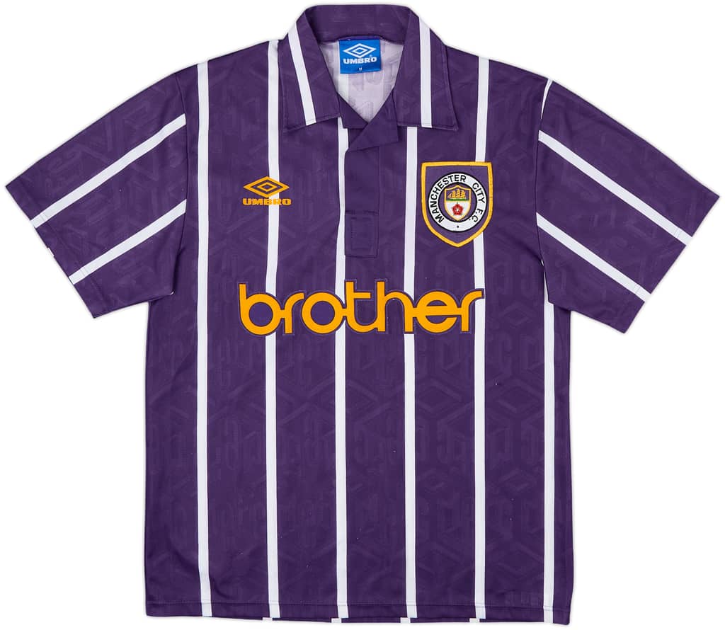 1993-94 Manchester City Away Shirt - 8/10 - (M)