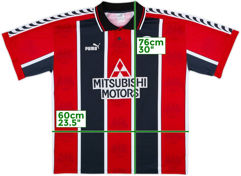 1996-98 Eintracht Frankfurt Home Shirt - 9/10 - (XL)