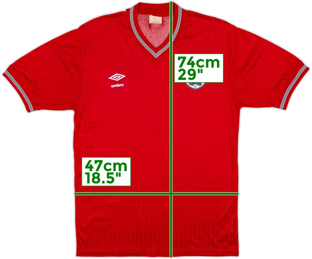 Camiseta de visitante de Inglaterra 1984-87 - 5/10 - (M)