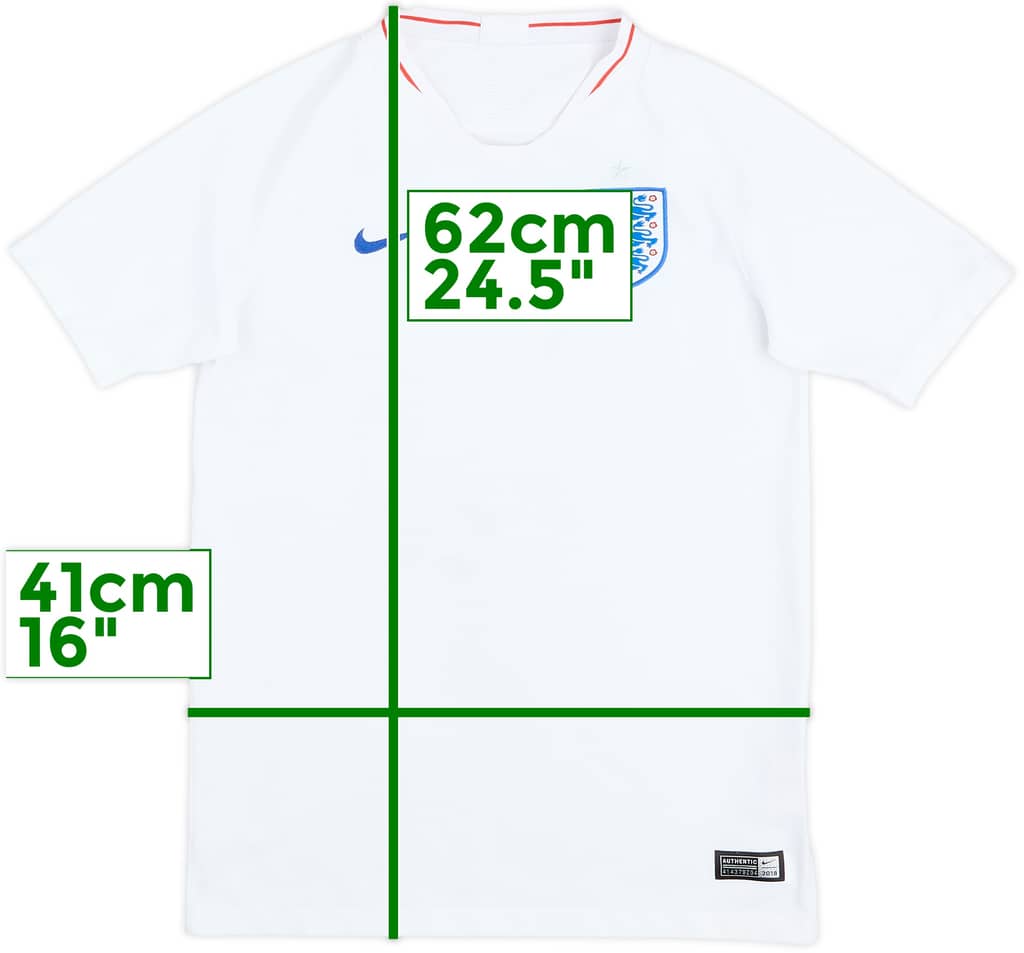 2018-19 England Home Shirt - 7/10 - (L.Boys)