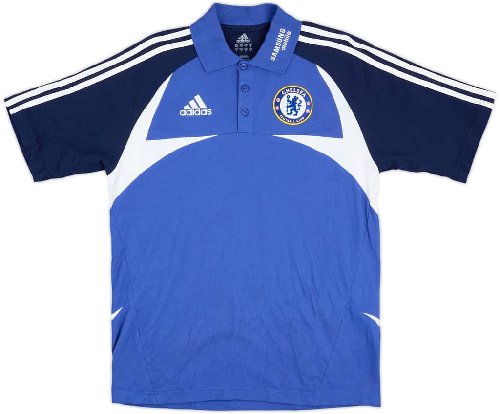 2007-08 Chelsea adidas Polo Shirt - 7/10 - (S)