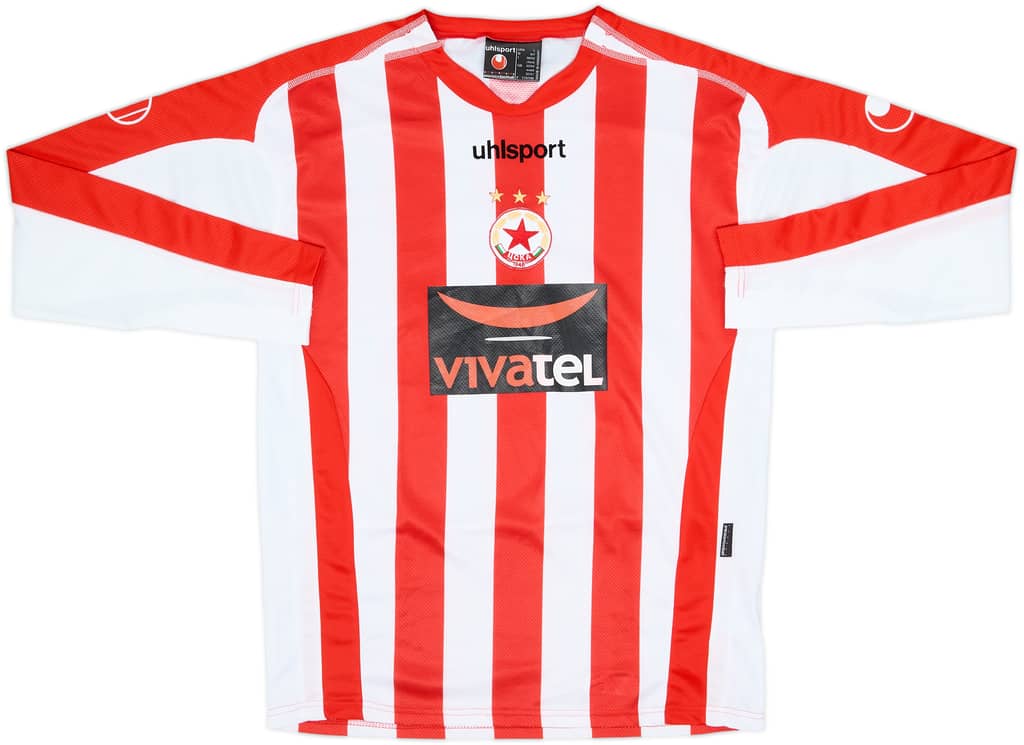2005-06 CSKA Sofia Away L/S Shirt - 9/10 - (L)