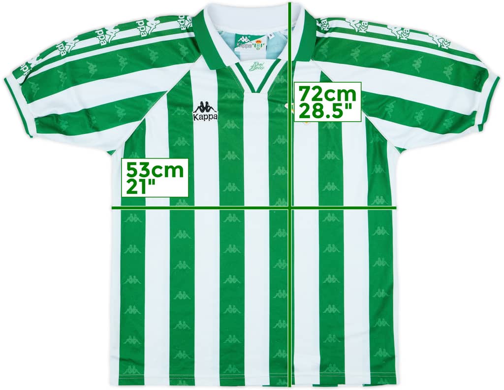 1995-97 Real Betis Home Shirt - 8/10 - (S)