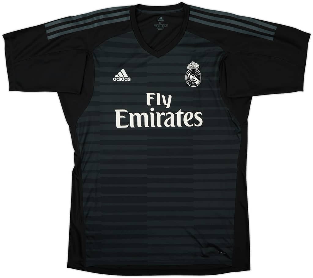 2018-19 Real Madrid GK S/S Shirt - 9/10 - (XL)
