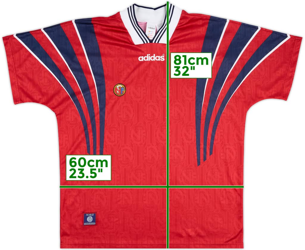 1996-97 Norway Home Shirt - 8/10 - (XL)