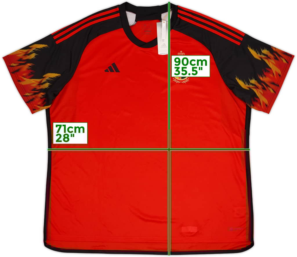 2022-23 Belgium Home Shirt (3XL)