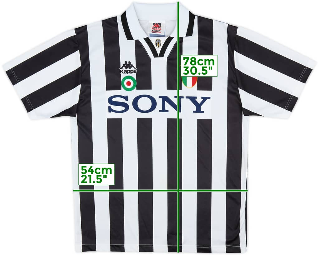 1995-97 Juventus Basic Home Shirt - 9/10 - (XL)